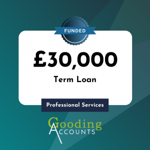Funding success £30,000 term loan - professional services