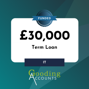 Funding success £30,000 term loan - IT