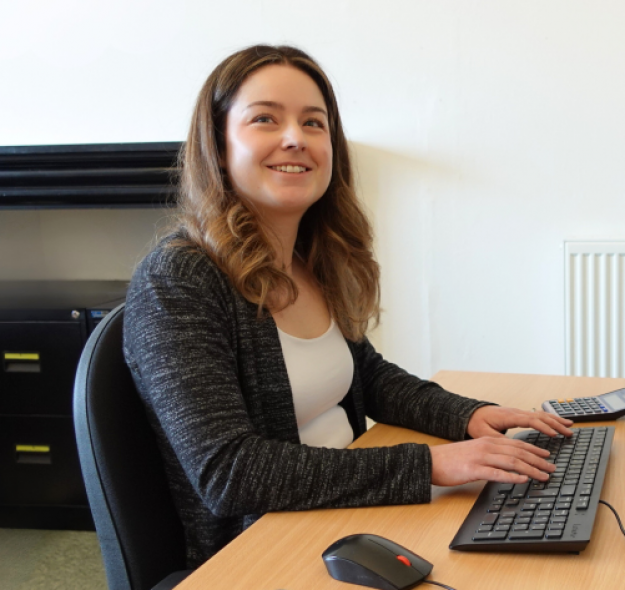 HR expert sitting at desk