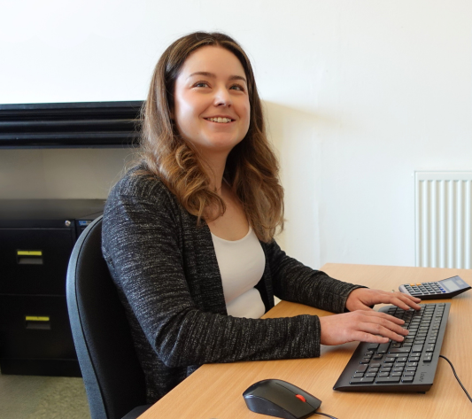 HR expert sitting at desk