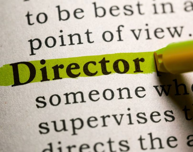 Highlighting definition of director